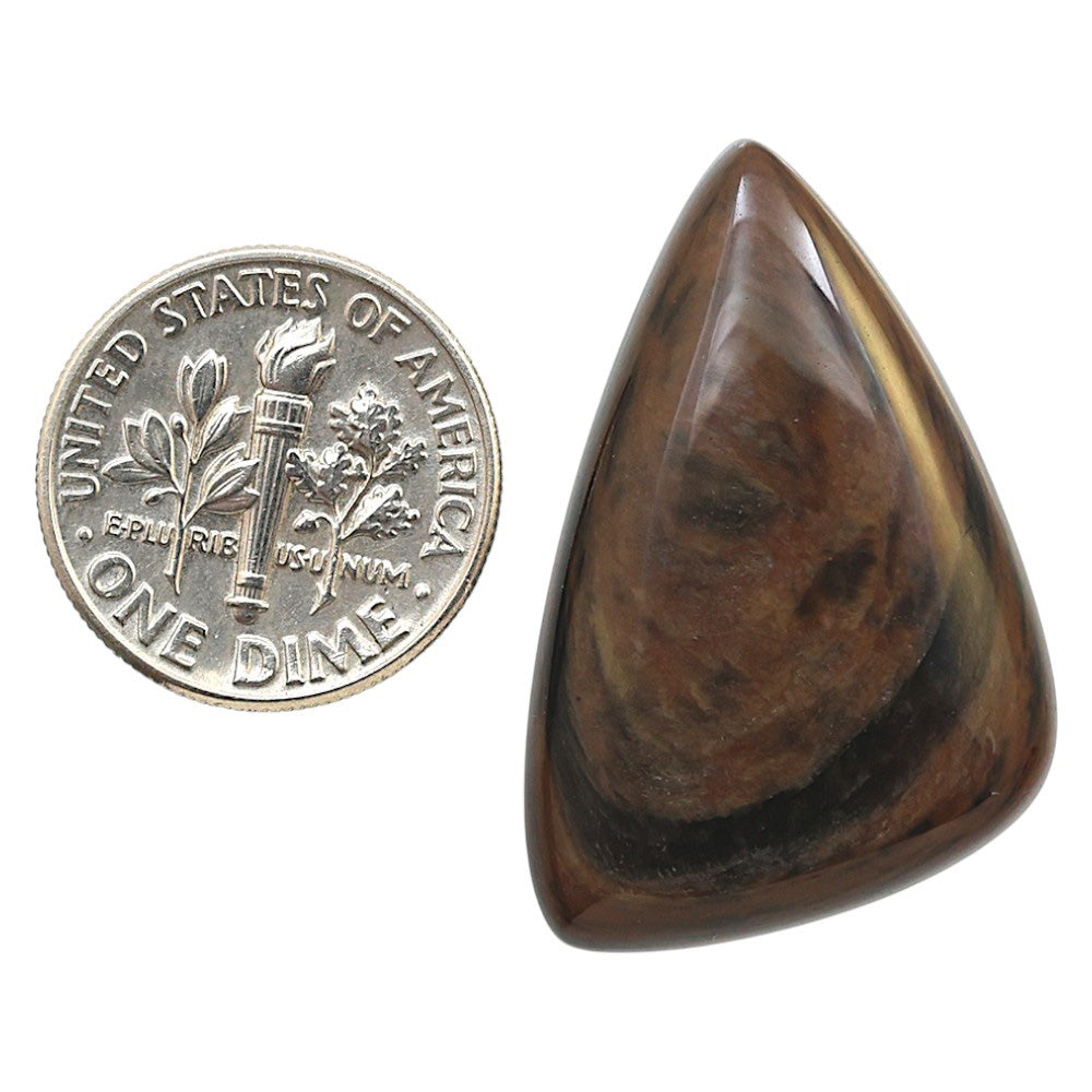 Natural Hypersthene 20x31.6x5.5 mm Fancy Shape Polished Gemstone LS161-09307