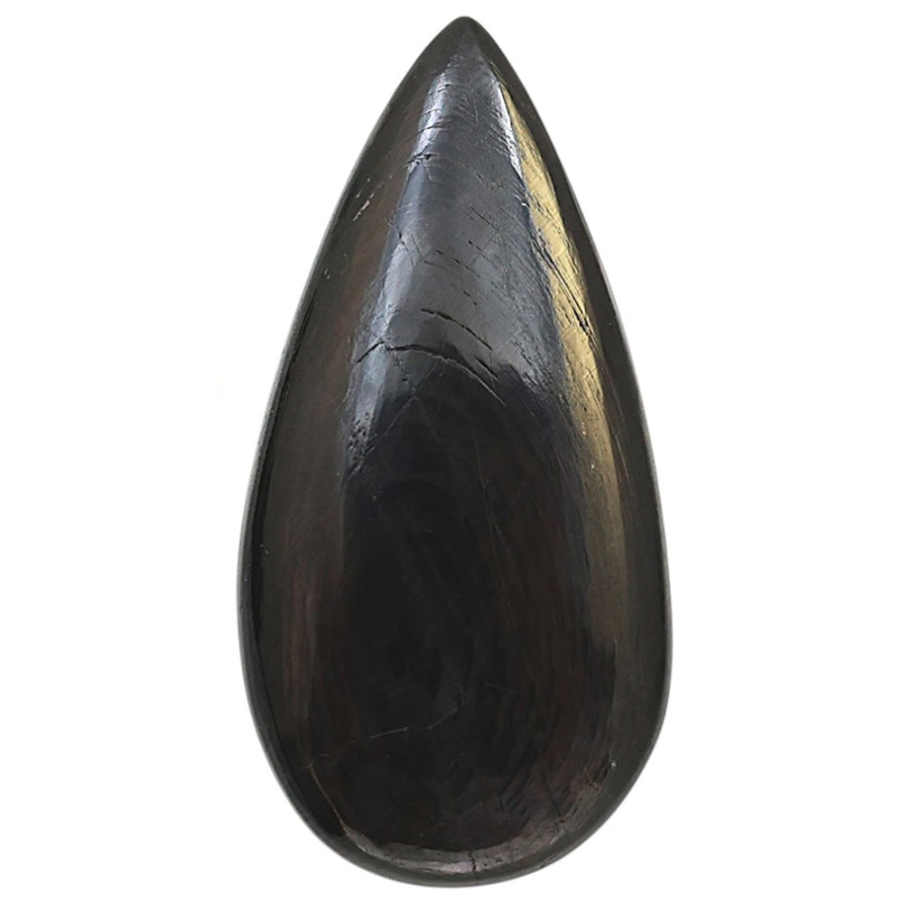 Natural Hypersthene 16.8x33.8x5 mm Pear Shape Polished Gemstone LS161-09308