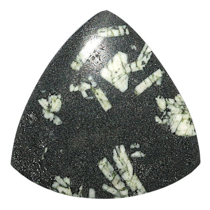 Natural Chinese Writing Stone 31.2x31.6x4.7 mm Fancy Shape Polished Gemstone LS162-09310