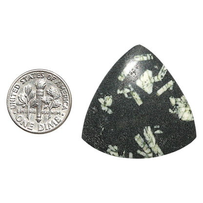 Natural Chinese Writing Stone 31.2x31.6x4.7 mm Fancy Shape Polished Gemstone LS162-09310