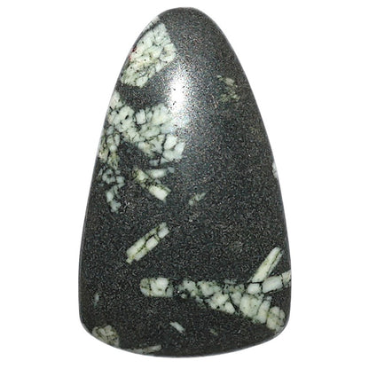 Natural Chinese Writing Stone 20.85x34.4x5 mm Fancy Shape Polished Gemstone LS162-09312