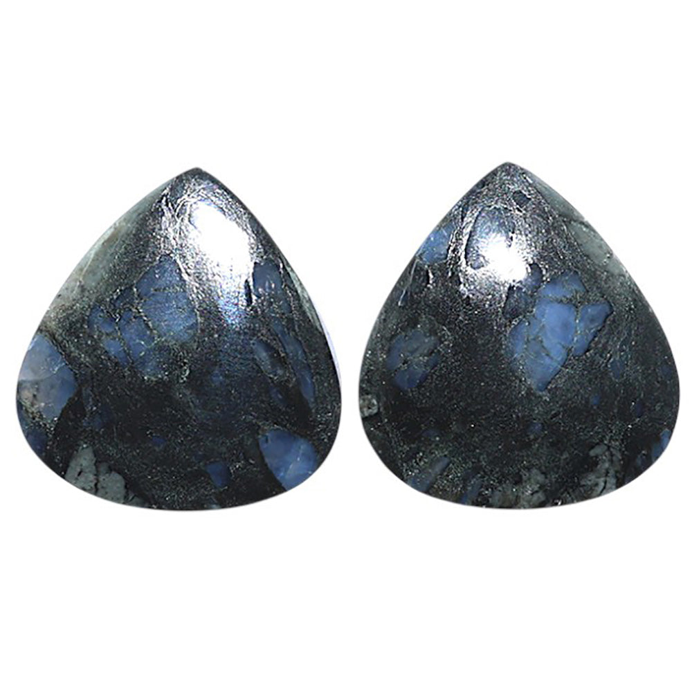 Natural Llanite Blue Opal Crystal Sphere 18x19.5x3.8 mm Heart Shape Polished Gemstone LS163-09321
