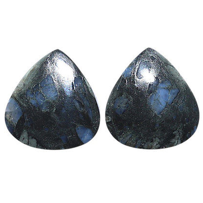 Natural Llanite Blue Opal Crystal Sphere 18x19.5x3.8 mm Heart Shape Polished Gemstone LS163-09321