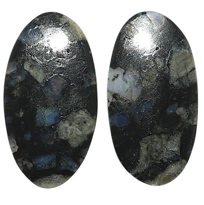 Natural Llanite Blue Opal Crystal Sphere 13.25x25x3.5 mm Oval Shape Polished Gemstone LS163-09325