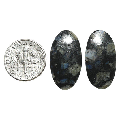 Natural Llanite Blue Opal Crystal Sphere 13.25x25x3.5 mm Oval Shape Polished Gemstone LS163-09325