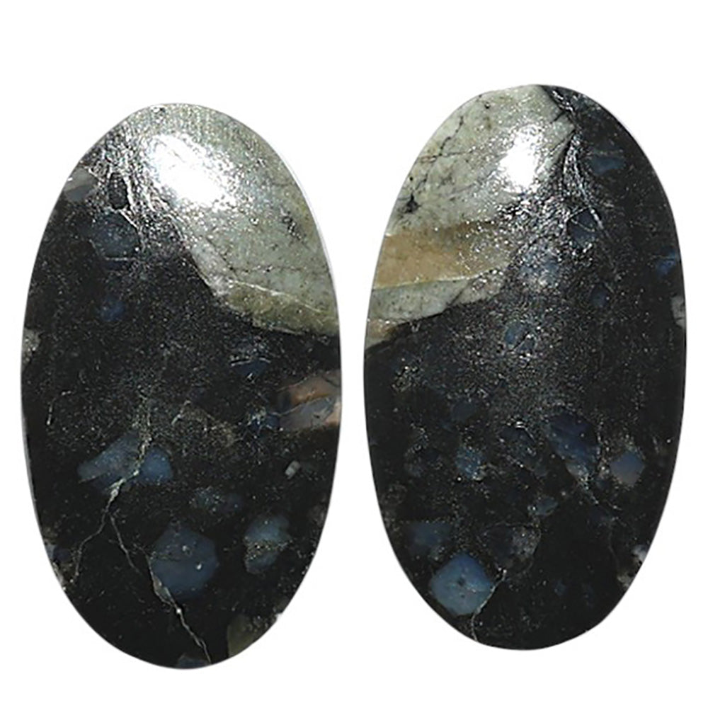 Natural Llanite Blue Opal Crystal Sphere 13.2x23x3.5 mm Oval Shape Polished Gemstone LS163-09326