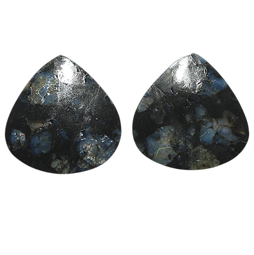 Natural Llanite Blue Opal Crystal Sphere 19.5x19.5x3.7 mm Heart Shape Polished Gemstone LS163-09333