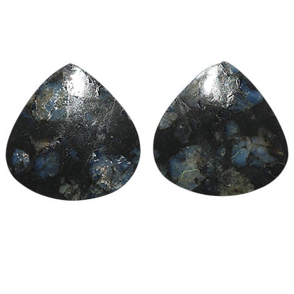 Natural Llanite Blue Opal Crystal Sphere 19.5x19.5x3.7 mm Heart Shape Polished Gemstone LS163-09333