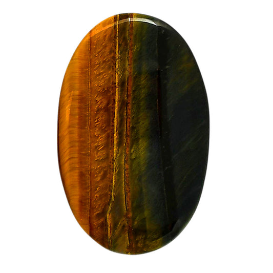 Blue Tiger Eye 26.35x41.85x5 mm Oval Shape Polished Gemstone LS17-05488