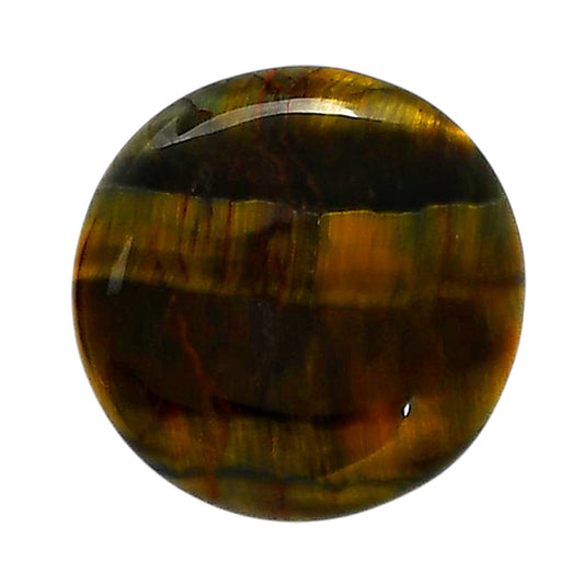 Blue Tiger Eye 22.5x22.5x5.5 mm Round Shape Polished Gemstone LS17-05497