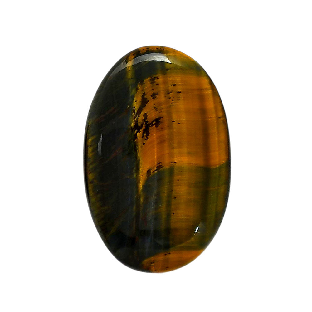 Blue Tiger Eye 23x35.31x6.3 mm Oval Shape Polished Gemstone LS17-05502