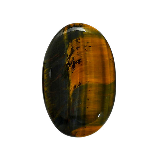 Blue Tiger Eye 23x35.31x6.3 mm Oval Shape Polished Gemstone LS17-05502
