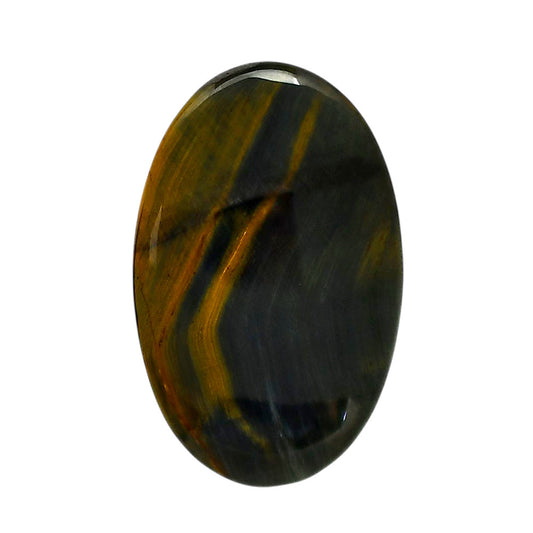 Blue Tiger Eye 25.85x40.6x5.7 mm Oval Shape Polished Gemstone LS17-05503