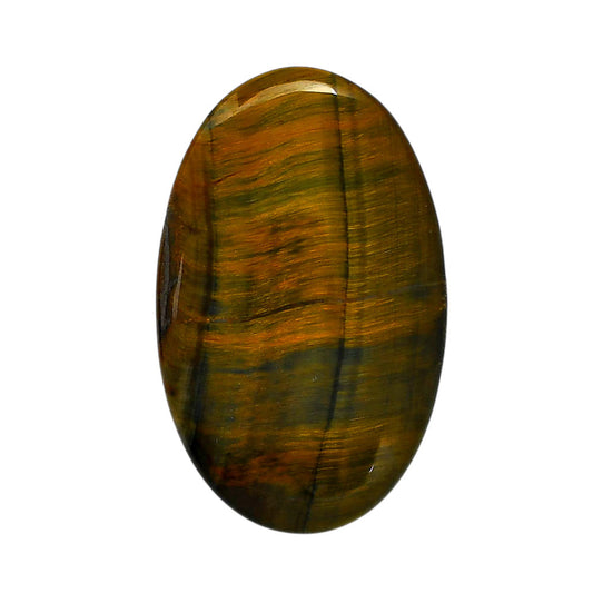 Blue Tiger Eye 29.1x46.6x5.5 mm Oval Shape Polished Gemstone LS17-05504
