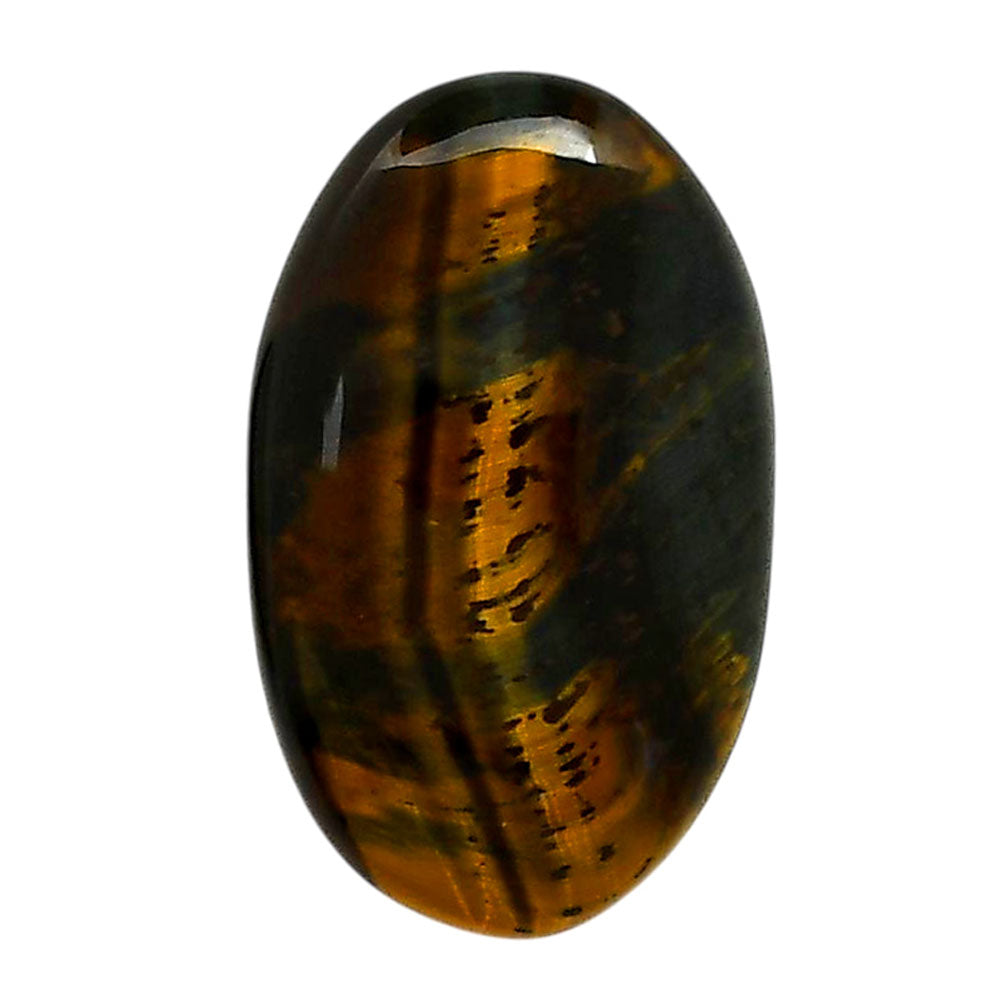 Blue Tiger Eye 19x30.9x6.5 mm Oval Shape Polished Gemstone LS17-05508