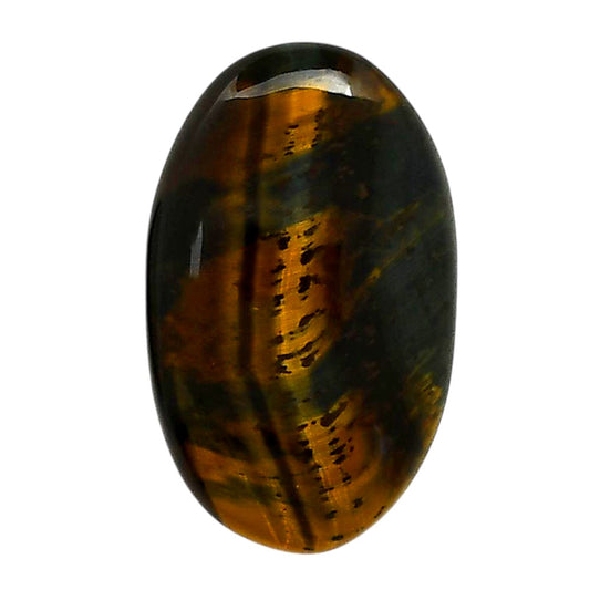 Blue Tiger Eye 19x30.9x6.5 mm Oval Shape Polished Gemstone LS17-05508