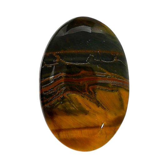 Blue Tiger Eye 19.1x28.7x6 mm Oval Shape Polished Gemstone LS17-05510
