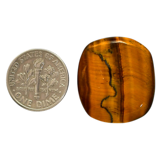 Blue Tiger Eye 22.1x24.5x5.3 mm Cushion Shape Polished Gemstone LS17-05513