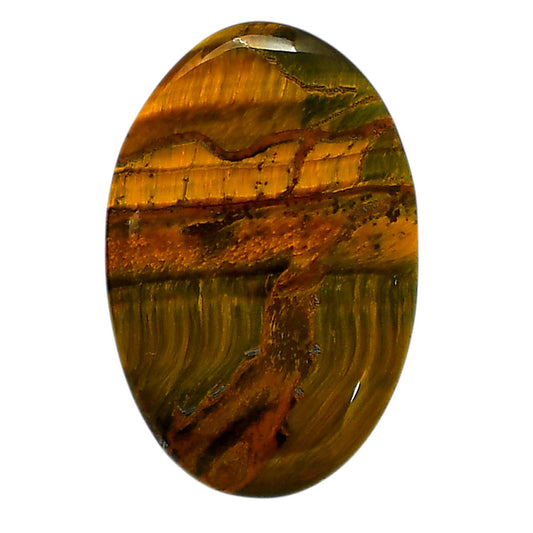 Blue Tiger Eye 21.15x33.1x5 mm Oval Shape Polished Gemstone LS17-05521