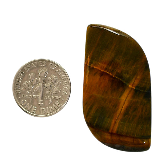 Blue Tiger Eye 21x42x5 mm Fancy Shape Polished Gemstone LS17-05523