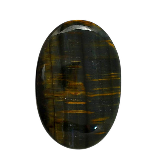 Blue Tiger Eye 21.9x32.8x5 mm Oval Shape Polished Gemstone LS17-05525