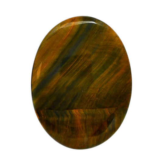 Blue Tiger Eye 31.5x41.6x6 mm Oval Shape Polished Gemstone LS17-05526