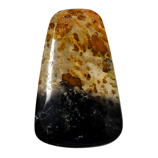 Root Plume Agate 39x24.75x5 mm Fancy Shape Polished Gemstone LS18-05762