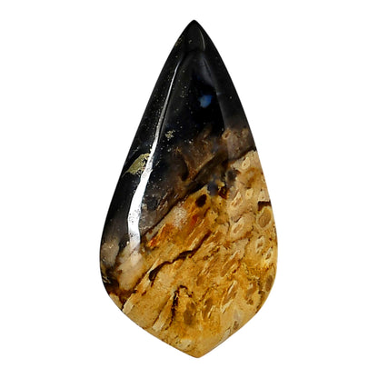 Root Plume Agate 22.8x43.25x5.4 mm Fancy Shape Polished Gemstone LS18-05766