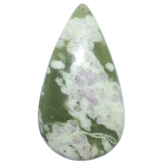 Peace Jade 17x30.7x4.8 mm Pear Shape Polished Gemstone LS19-08166