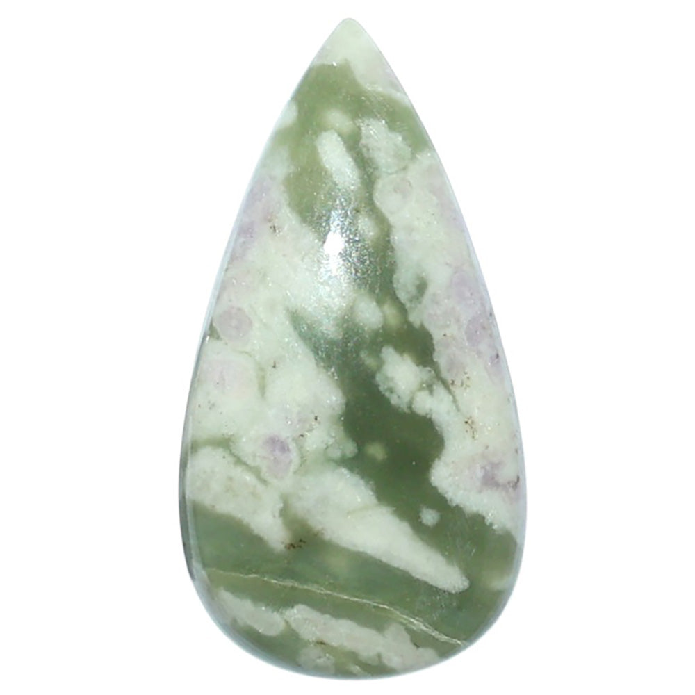Peace Jade 15.5x29.3x5.5 mm Pear Shape Polished Gemstone LS19-08167