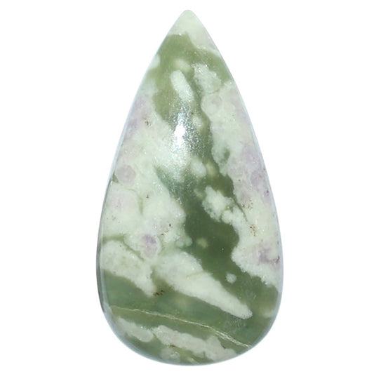 Peace Jade 15.5x29.3x5.5 mm Pear Shape Polished Gemstone LS19-08167