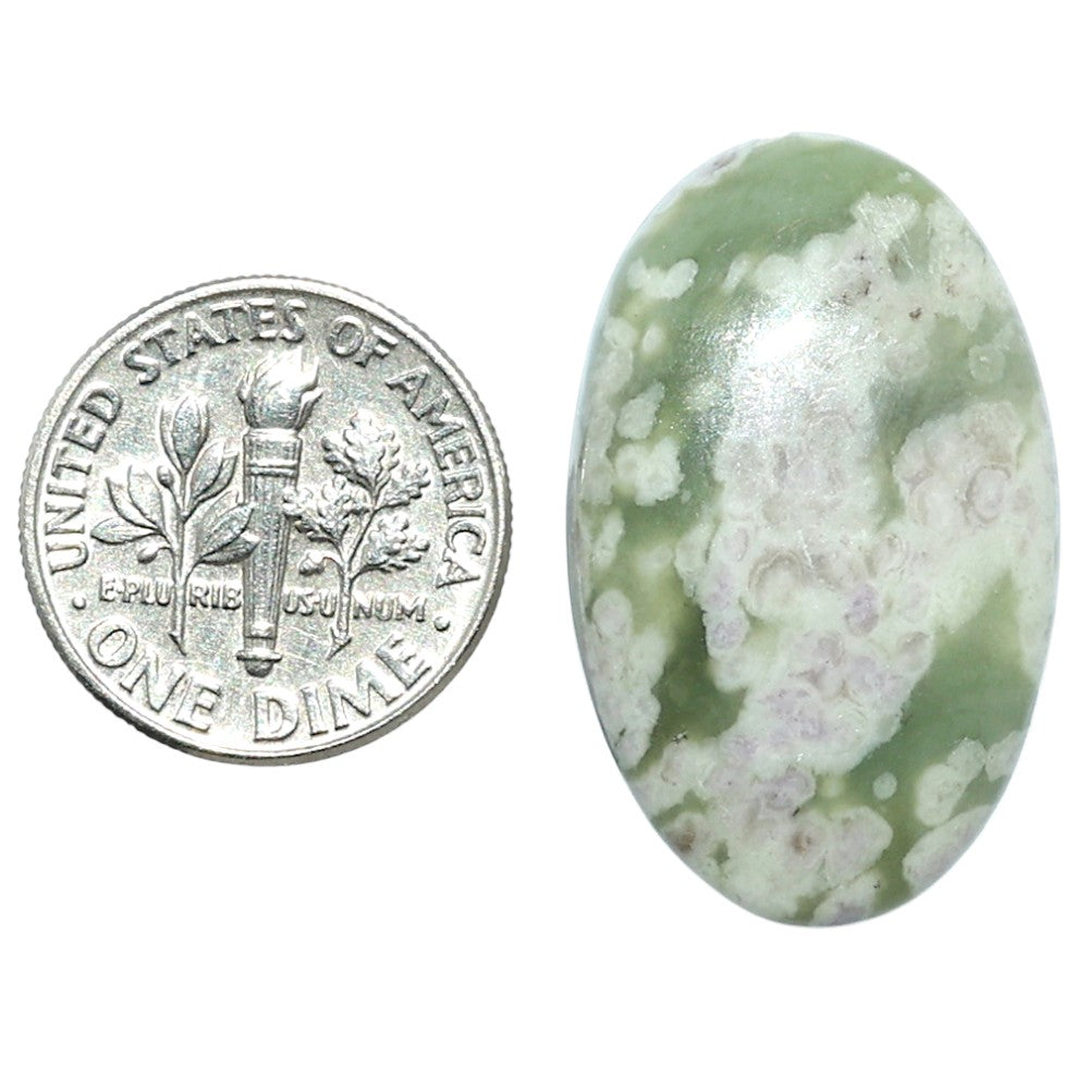 Peace Jade 18x28.9x5.5 mm Oval Shape Polished Gemstone LS19-08168