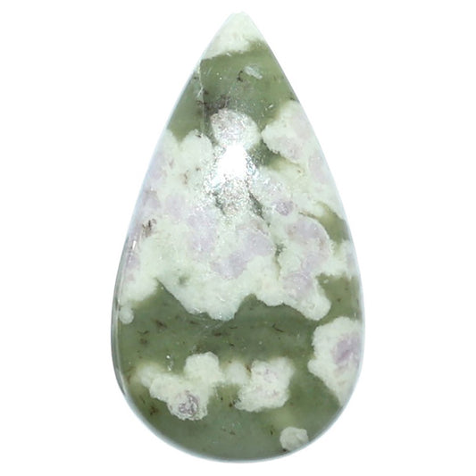 Peace Jade 15.1x27x5.5 mm Pear Shape Polished Gemstone LS19-08169