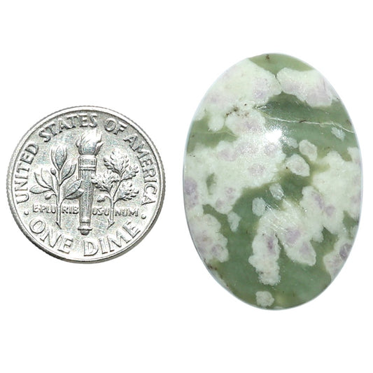 Peace Jade 20.25x29x5.5 mm Oval Shape Polished Gemstone LS19-08171
