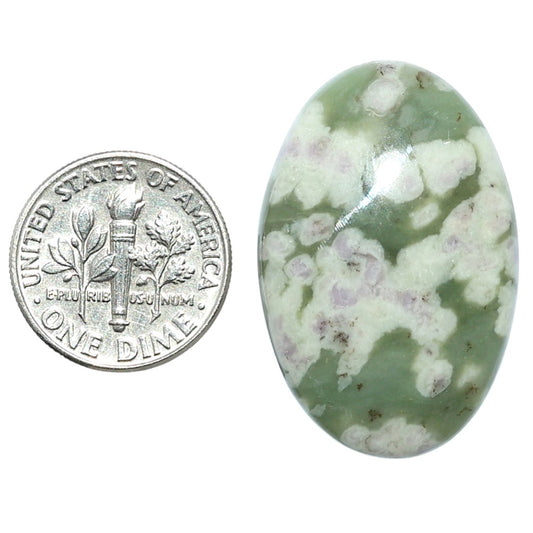 Peace Jade 21.1x32.1x6 mm Oval Shape Polished Gemstone LS19-08175