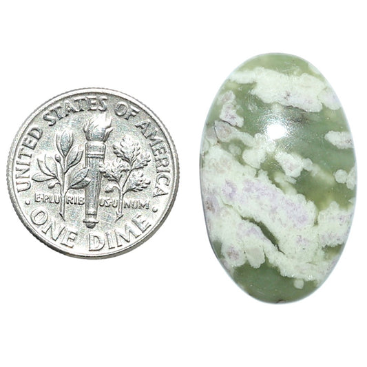 Peace Jade 16.4x26.15x5 mm Oval Shape Polished Gemstone LS19-08176