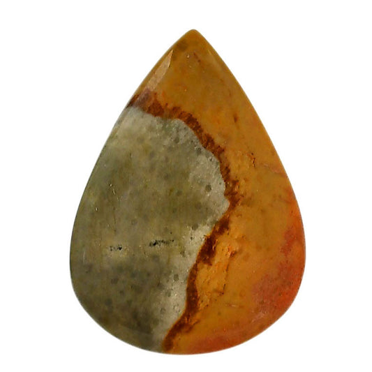 Polygram Jasper 24.6x33.85x5.5 mm Pear Shape Polished Gemstone LS20-05667