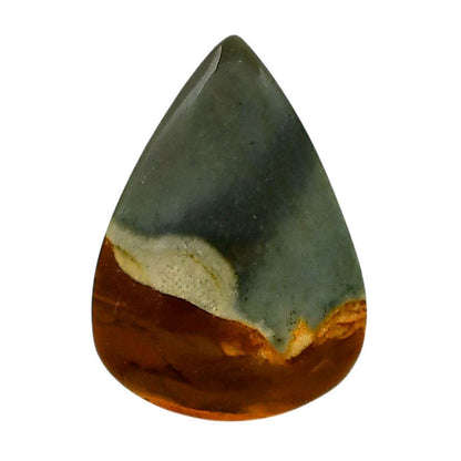 Polygram Jasper 21.85x30.55x5.5 mm Pear Shape Polished Gemstone LS20-05672
