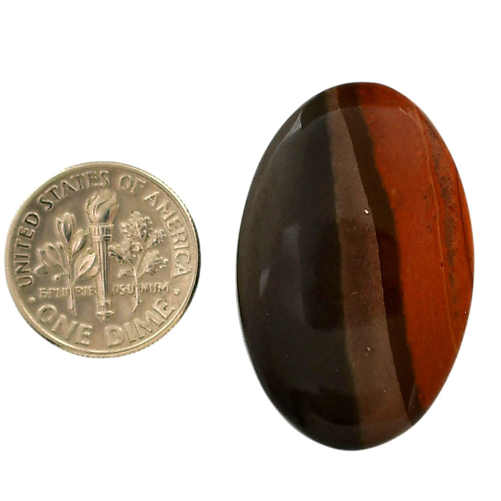 Polygram Jasper 21.65x33.15x6 mm Oval Shape Polished Gemstone LS20-05673