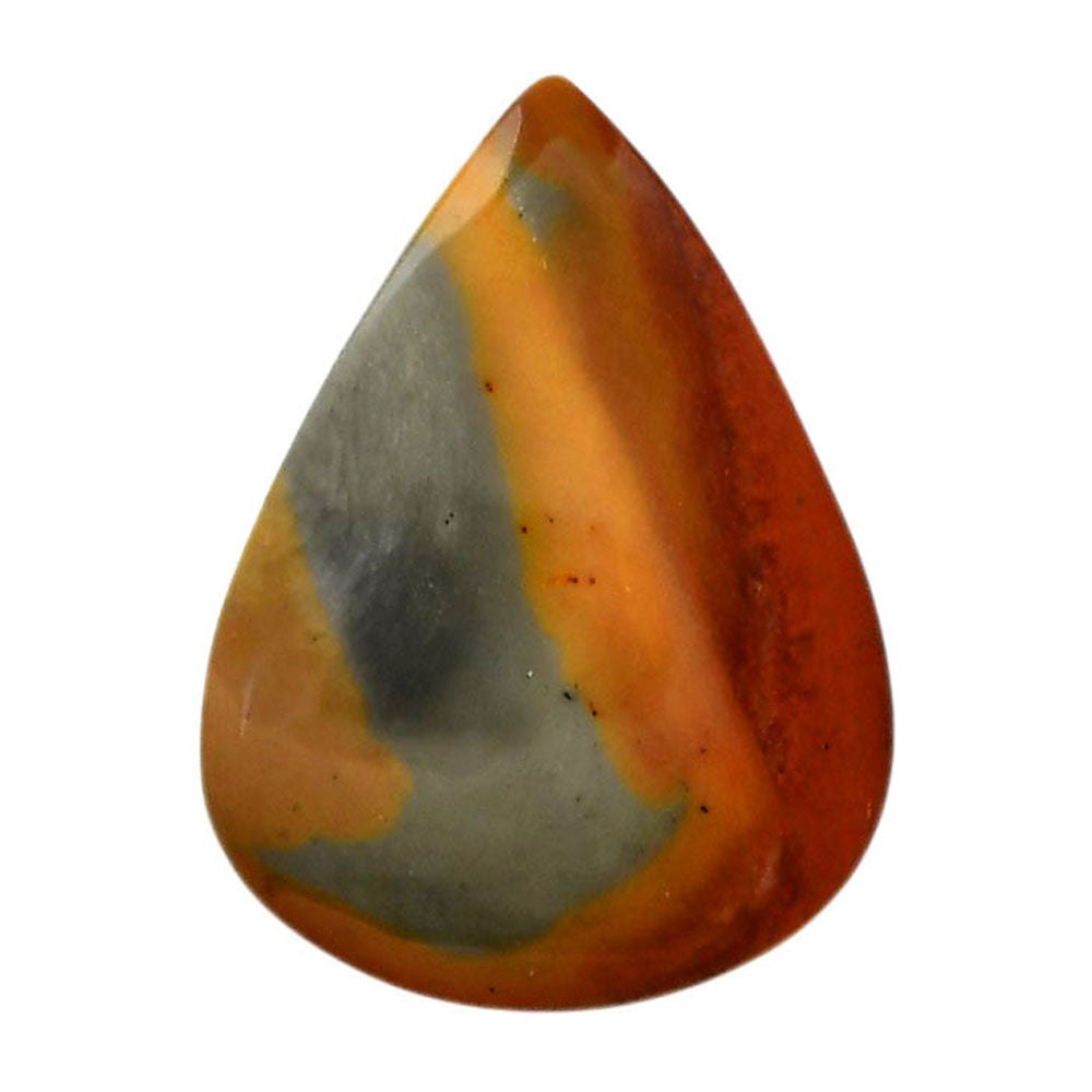 Polygram Jasper 24.35x32.7x5 mm Pear Shape Polished Gemstone LS20-05674