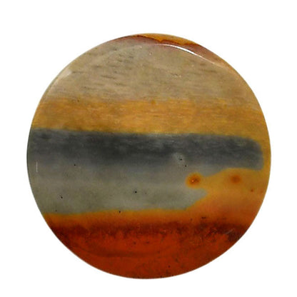 Polygram Jasper 29.25x29.25x4.5 mm Round Shape Polished Gemstone LS20-05682