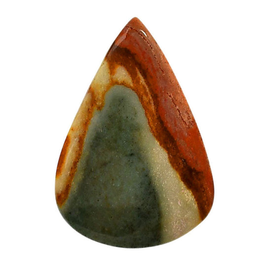 Polygram Jasper 23.65x34x5.4 mm Pear Shape Polished Gemstone LS20-05684