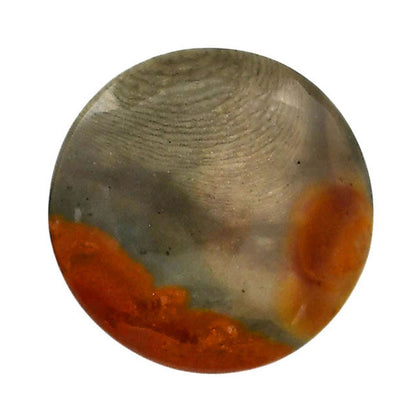 Polygram Jasper 26.3x26.3x6 mm Round Shape Polished Gemstone LS20-05688