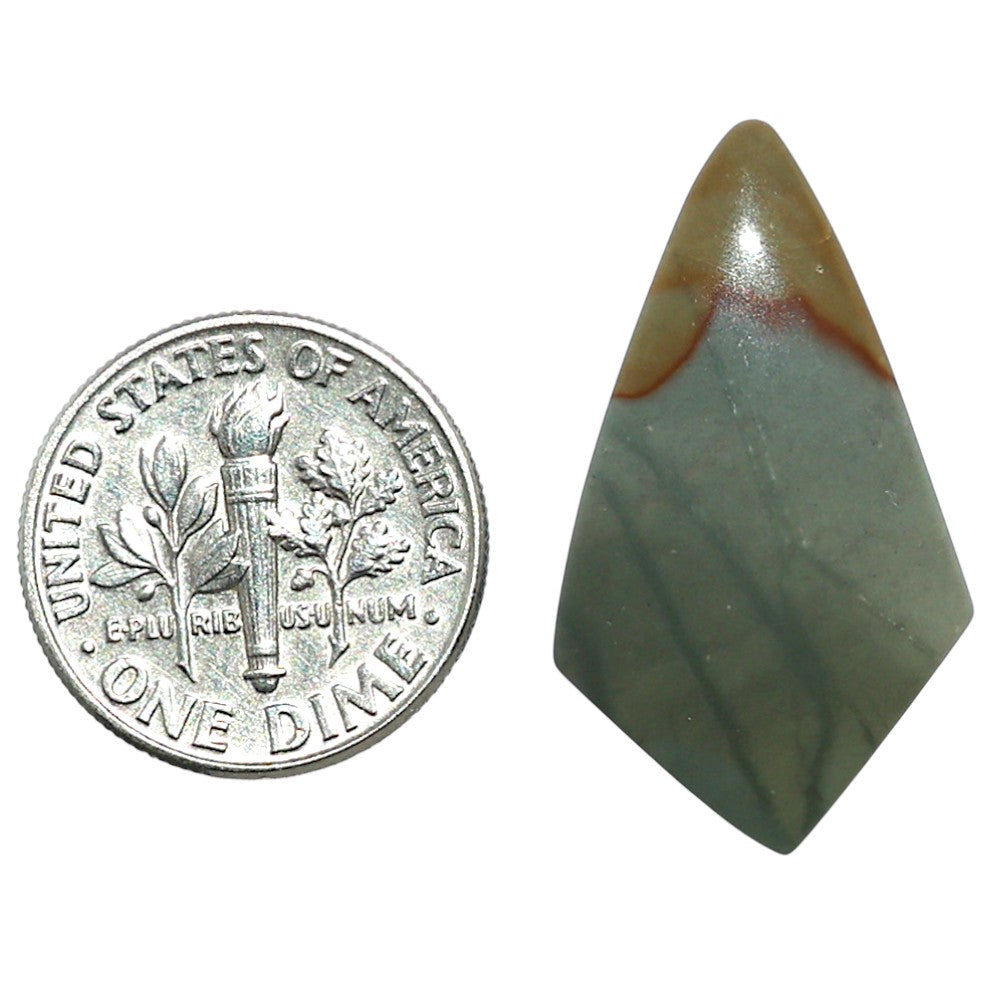 Polygram Jasper 16x27.85x4 mm Fancy Shape Polished Gemstone LS20-08063