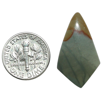 Polygram Jasper 16x27.85x4 mm Fancy Shape Polished Gemstone LS20-08063