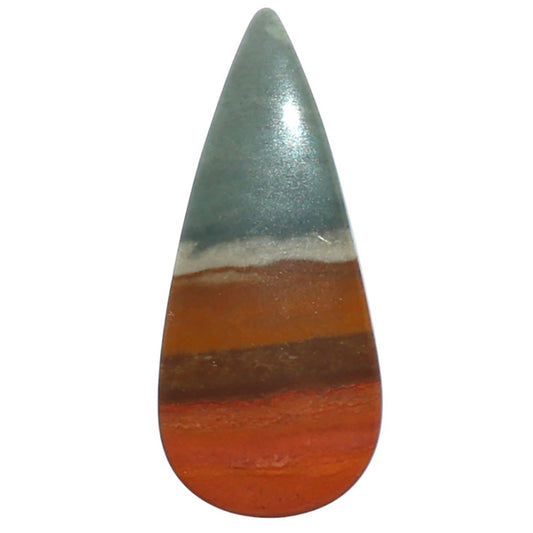 Polygram Jasper 13x29.25x4.5 mm Pear Shape Polished Gemstone LS20-08069