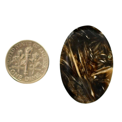 Bat Cave Jasper 21.55x31.3x5 mm Oval Shape Polished Gemstone LS21-05647