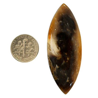 Bat Cave Jasper 21.6x56.45x5.5 mm Marquise Shape Polished Gemstone LS21-05649