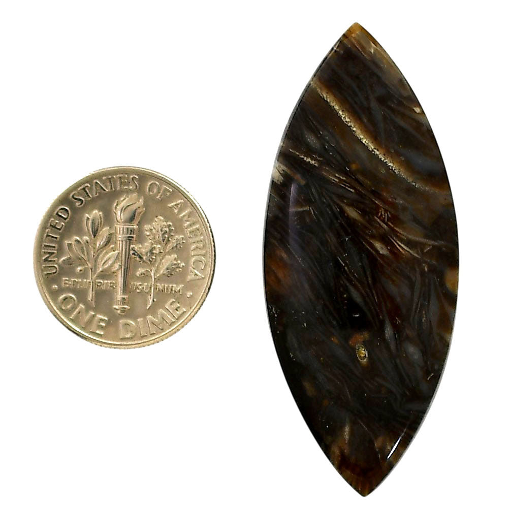 Bat Cave Jasper 19.1x45.85x4.5 mm Marquise Shape Polished Gemstone LS21-05650