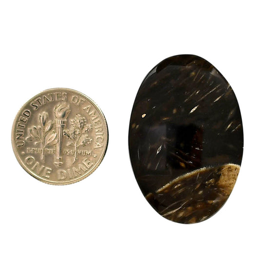 Bat Cave Jasper 21.15x30.75x5.5 mm Oval Shape Polished Gemstone LS21-05653